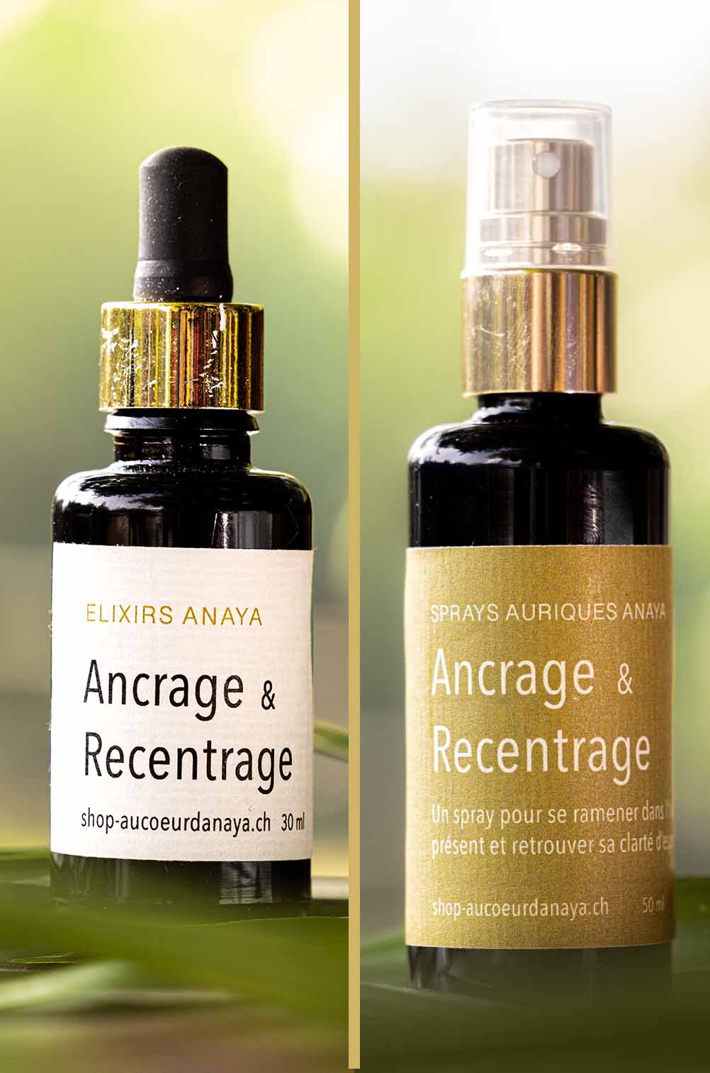 Elixir & Spray Aurique Ancrage & Recentrage - Ancrage corporel