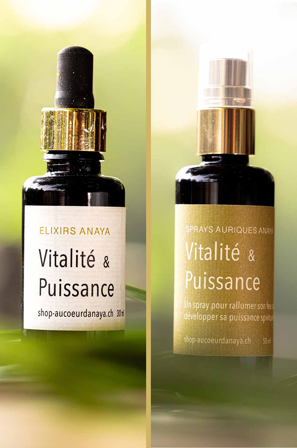 Elixir & Spray Aurique Vitalité & Puissance - Augmenter son Énergie Vitale