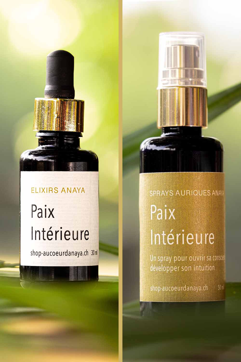 Elixir et Spray Aurique Paix Intérieure - Calmer son mental